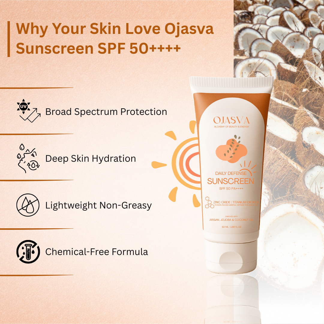 Ojasva Daily Defense Sunscreen SPF 50 PA++++